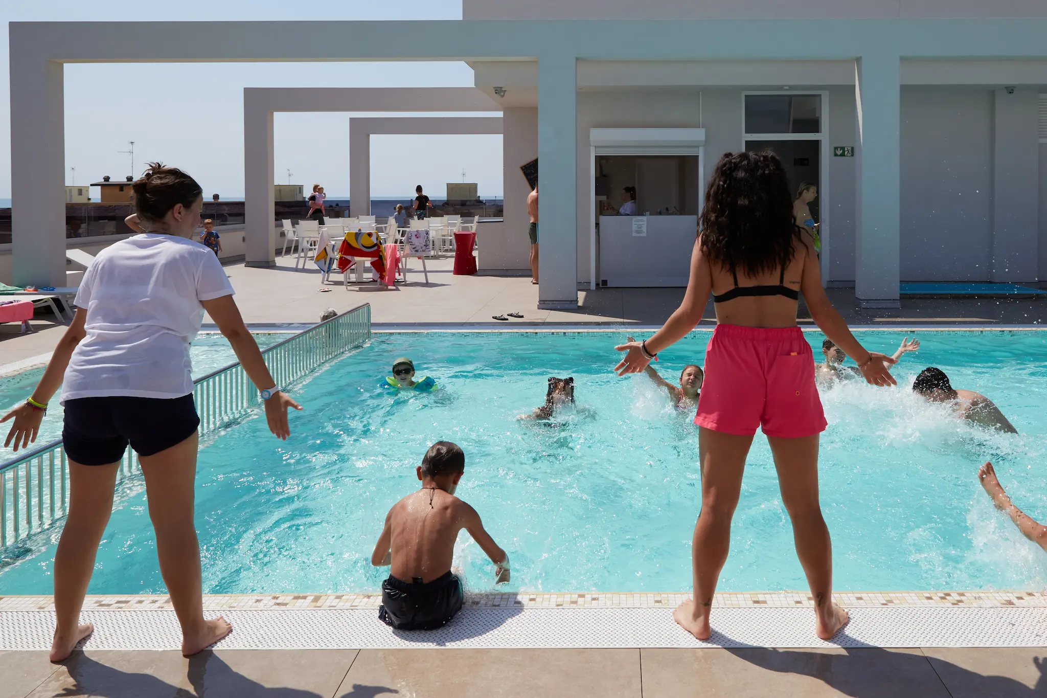 Animazione tutti i giorni in piscina