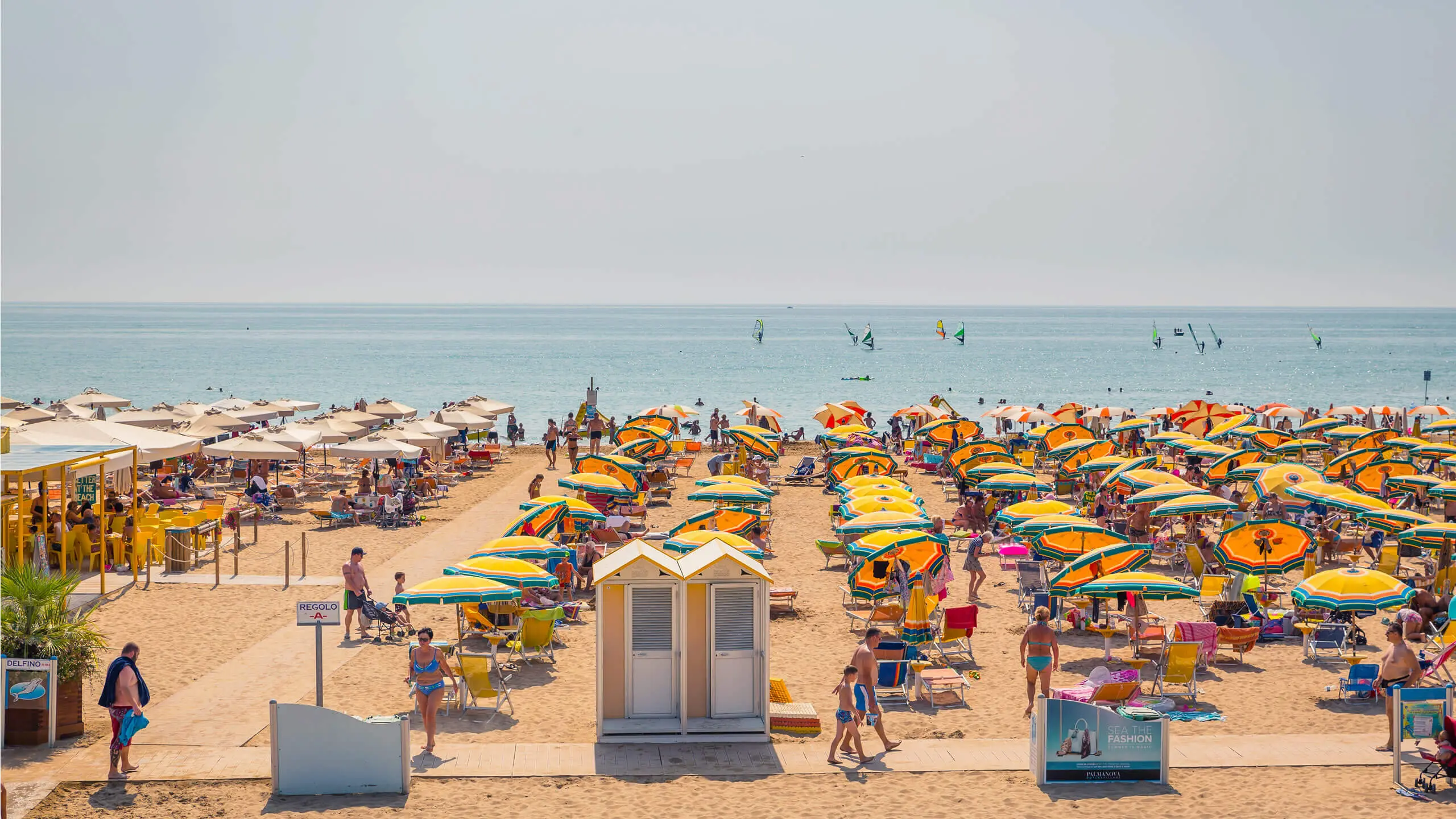 spiaggia riservata e attrezzata a Bibione