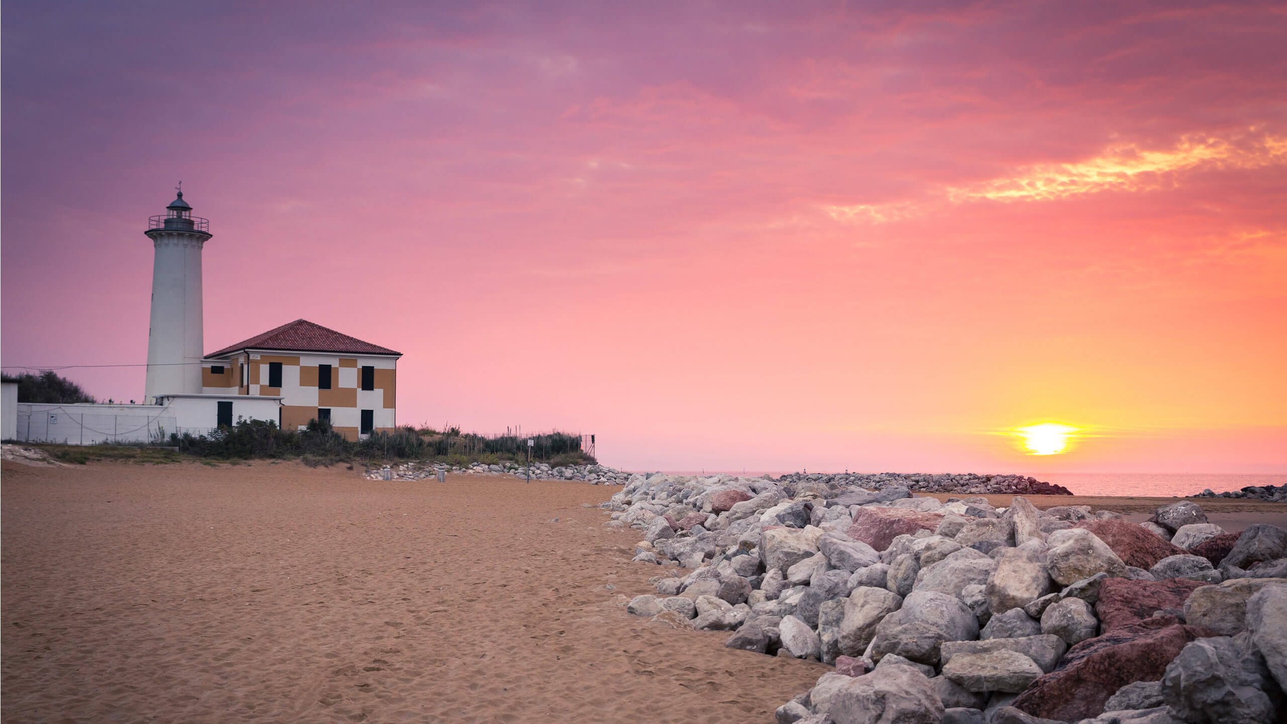 Tramonto sul mare di Bibione